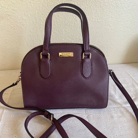 kate spade Handbags - Kate Spade Burgundy Satchel Purse - excellent condition